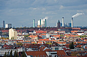 Europa, Deutschland, Berlin, Hauptstadt, Landeshauptstadt, Blick über Berliner Dächer, Charlottenburg, Skyline