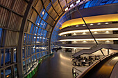 The concourse inside the Sage Music Centre, Gateshead, Tyne and Wear, UK, England