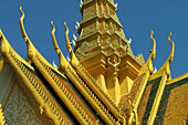 Royal Palace, roof details, Phnom Penh City, Cambodia