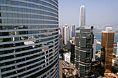 Shangri-La Hotel and office towers in Wanchai and Central, Hong Kong Island, Hong Kong, China