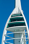 Spinnaker Tower at Gun Wharf, viewing gallery, Portsmouth, Hampshire, UK, England