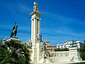 Monument, Monumento a las Cortes Liberales, Cadiz, Andalucia, Spain