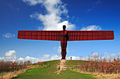 The Angel of the North statue, Gateshead, Tyne and Wear, UK, England