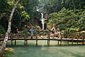 Kuang Si waterfalls, Luang Prabang, near, Laos