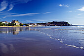 View across South Bay, Scarborough, Yorkshire, UK, England