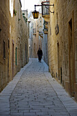 Mdina street scene, Mdina, Malta, Maltese Islands
