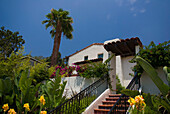 House on Hollywood Boulevard, Los Angeles, California, USA