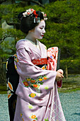 Geisha at Nijo Castle, Kyoto, Japan