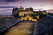 Edinburgh Military Tattoo, Edinburgh castle, Edinburgh, Scotland, Great Britain, Europe