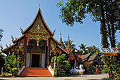Wat Pa Daet tempel, Mae Chaem, Province Chiang Mai, Thailand, Asia
