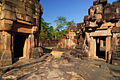 Khmer Ruinen an der Grenze zu Kambodscha, Prasat Ta Muen Tot, Thailand, Asien