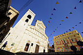 Duomo Santa Maria di Castello under blue sky, Cagliari, Sardinia-south, Italy, Europe