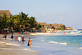 Mamitas Strand in Playa del Carmen, Bundesstaat Quintana Roo, Halbinsel Yucatan, Mexiko