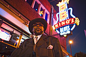 Blues clubs on Beale Street, Memphis, Tennessee, USA