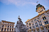 City hall on the Piazza dell'Unita d'Italia, Trieste, Friuli-Venezia Giulia, Upper Italy, Italy