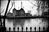 Battersea Power Station,  River Thames,  Battersea,  London.