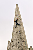 Climbing wall. Osseja,  Languedoc-Roussillon,  Pyrenees Orientales,  France
