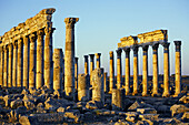 Ruins of the ancient Roman city of Apame,  Syria