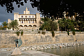 Majorca,  Balearic Islands,  Spain. The Palacio de la Almudaina