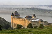 Khotyn, Chocim, Fortress, citadel, 13th-15th-18th century, Dniester river, Chernivtsi Oblast province, Western Ukraine