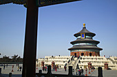 China. Beijing. Chongwen District. Temple of Heaven Park. Hall of Prayers for Good Harvests (b.1420)