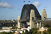 Australia - New South Wales (NSW) - Sydney: Sydney Harbour Bridge viewed from Observatory Park in late afternoon