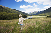 Makarora River,  Aspiring National Park,  South Island,  New Zealand