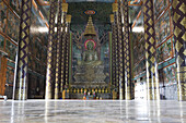 Interior view of the Temple Prasat Nokor Vimean Sour, Udong, Phnom Penh Province, Cambodia, Asia