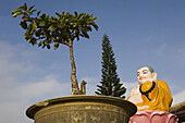 Buddha Statue im Sonnenlicht, Trai Mat, Provinz Lam Dong, Vietnam, Asien