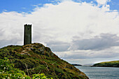 Burgruine an der Küste, Mizen Head Halbinsel, County Cork, Südwestküste, Irland, Europa