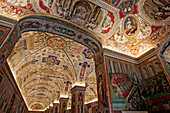 Murals In The Vatican Museum, Italy