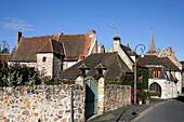 The Fortified Village Of Herisson, Allier (03), France