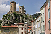 The 11Th Century Counts' Castle, Town Of Foix, Ariege (09), France