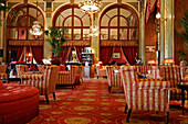 The Lounge, Hotel-Restaurant 'Le Royal', Deauville, Calvados (14), Normandy, France