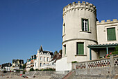 Gothic Villa And Malakoff Tower, Beach Of Trouville-Sur-Mer, Calvados (14), Normandy, France