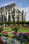 Gardens In The Archbishop'S Palace, Cathedral Of Bourges, Cher (18), France