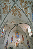Interior Painting, Church, Auzances, Creuse (23), France