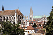 Chartres Cathedral And The Saint-Andre Collegiate Church, Eure-Et-Loir (28), France