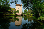 Tower On The Town'S Old Rampart Walls, Chartres, Eure-Et-Loir (28), France