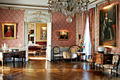 The Great Salon, Chateau De Maintenon, Eure-Et-Loir, France