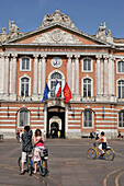 The Facade Of The City Hall, Place Du Capitole, Toulouse, Haute-Garonne (31), France