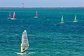 Windsurfers, Dinard, Ille-Et-Vilaine (35), France