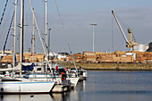 Commercial Port And Yachts, Saint-Malo, Ille-Et-Vilaine (35), France