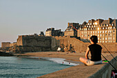 Jetty On The Port De Saint-Malo, Ille-Et-Vilaine (35), France