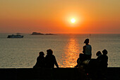 Sunset, View From The Bastion Of The Hollande, Saint-Malo, Ille-Et-Vilaine (35), France