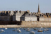 The Fortified Town Seen From The Sea, Saint-Malo, Ille-Et-Vilaine (35), France
