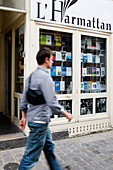 Facade Of The Bookshop 'L'Harmattan', Lille, Nord (59), France