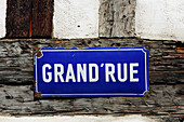 Grand'Rue, Ribeauville, Alsace Wine Road, Haut-Rhin (68), Alsace, France