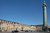 Column And The Place Vendome, Paris, 1St Arrondissement, France, Europe