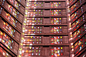 Interior Of The Saint Joseph Church, Architecture By Auguste Perret, Classed As World Heritage By Unesco, Le Havre, Seine-Maritime (76), Normandy, France